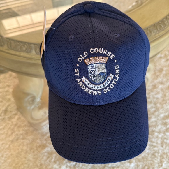NEW The Old Course St Andrews Links Hat One Size Blue Golf Scotland - Picture 1 of 4